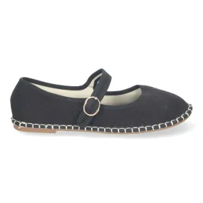 Alpargata veneciana estilo merceditas para mujer color negro YSD