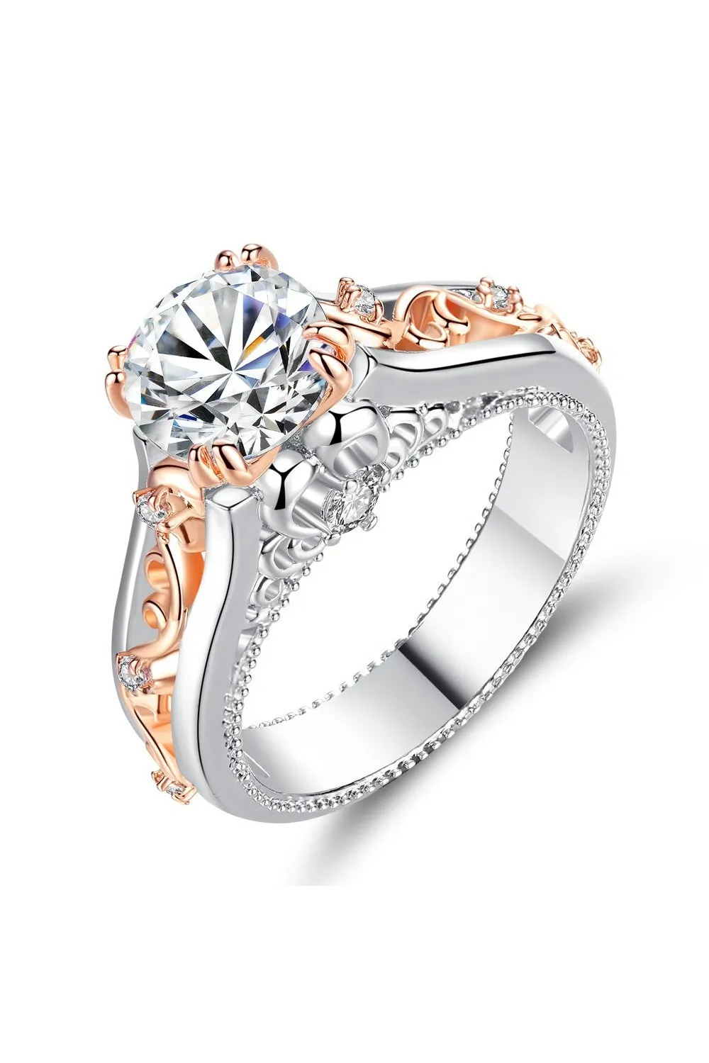 Anillo de plata de lujo