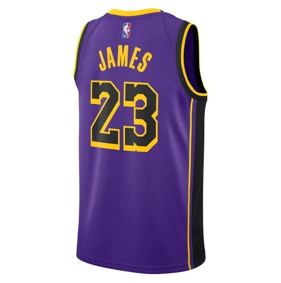 JUNIOR LEBRON JAMES LOS ANGELES LAKERS 2324 STATEMENT EDITION SWINGMAN