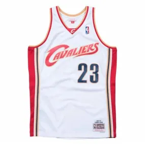 LeBron James Cleveland Cavaliers 03-04 White Retro Swingman