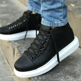 Tenis De Lujo Con Suela Alta Para Hombre