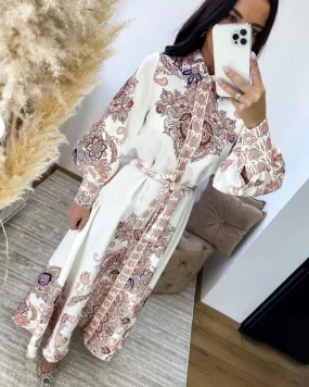 Vestido Largo de Lujo para Dama - 21719 - Blanco